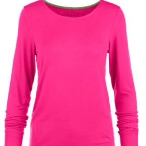 VeraBradley Underscrub Pink Long Sleeve Tee Large